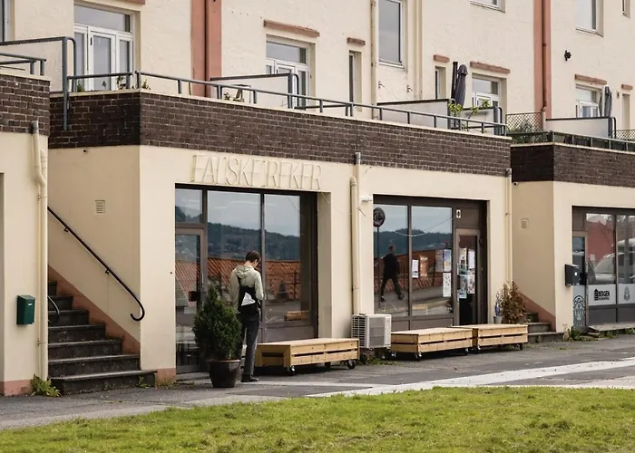 公寓 Bergenhus In Historical Sandviken 卑爾根